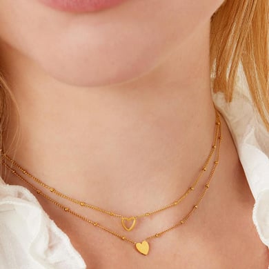 Minimalistic necklace heart h5 Picture3